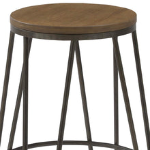 Load image into Gallery viewer, BTEXPERT 5082-4 Round Bistro Dining Stools Chair, 30, Kate and Laurel Tully Backless Modern Wood