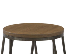 Load image into Gallery viewer, BTEXPERT 5082-4 Round Bistro Dining Stools Chair, 30, Kate and Laurel Tully Backless Modern Wood