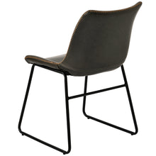 Load image into Gallery viewer, TREXM Vintage Armless Leatherier Dining Stools Indoor Dining Chairs Set of 2 (Gray)