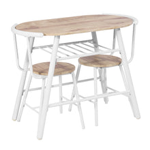 Load image into Gallery viewer, 3 - Piece Breakfast Nook Dining Set - oak & white