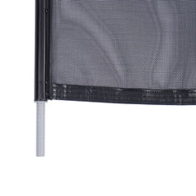 Load image into Gallery viewer, 24x4 Ft Outdoor Pool Fence With Section Kit,Removable Mesh Barrier,For Inground Pools,Garden And Patio,Black
