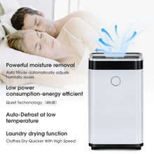 Load image into Gallery viewer, 4800 Sq.Ft. Dehumidifier for large space,High Humidity 50 Pints Capacity, With 6.5L Water tank & Continuous Drain Hose, Auto Defrost, Quiet.
