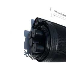 Load image into Gallery viewer, 12x4 Ft Outdoor Pool Fence With Section Kit,Removable Mesh Barrier,For Inground Pools,Garden And Patio,Black