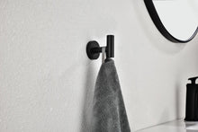 Load image into Gallery viewer, Bathroom Towel Hook Robe Hook Shower Kitchen Wall Hanging Hooks No Drill Wall Mount SUS 304 Stainless Steel Matt Black 6 Pack