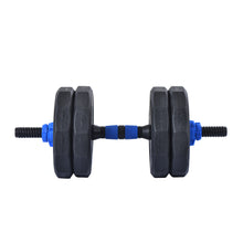 Load image into Gallery viewer, (Total 58lbs, 29lbs each) Adjustable Dumbbell Barbell Weight Pair TOTAL 58 LBS, Dumbells weights Set, Free Weights Dumbbells 2 in 1 sets with connector, Adjustable Weights Dumbbells Set for Home Gym