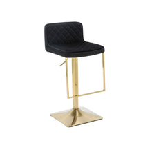 Load image into Gallery viewer, SUPERJARE Bar Stools - Swivel Barstool Chairs with Back, Modern Pub Kitchen Counter Height,velvet