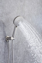 Load image into Gallery viewer, Tub Shower Faucets Sets Complete Bathtub Faucet Set Brushed Nickel Bathtub Shower System with Tub Spout, Bathroom Tub and Shower Faucet Combo Trim Kit with Rough-in Valve