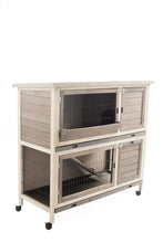 Load image into Gallery viewer, Wooden Pet House With wheels RH430