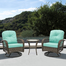 Load image into Gallery viewer, 3pcs Outdoor Furniture Wicker set