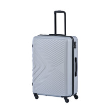Load image into Gallery viewer, 3 Piece Luggage Sets ABS Lightweight Suitcase with Two Hooks, Spinner Wheels, TSA Lock, Silver (20/24/28)