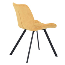 Load image into Gallery viewer, Fabric Dining Chairs, Yellow (Set of 2)