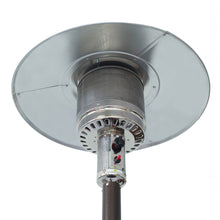 Load image into Gallery viewer, 46000BTU Propane Hammered Bronze powder coated Iron Mushroom Outdoor Patio Heater, with Two Smooth-rolling Wheels,,with Hose Set,with Black Cover