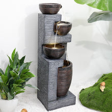 Load image into Gallery viewer, Cliffdell Resin outdoor Fountain With Ligh