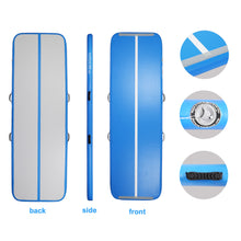 Load image into Gallery viewer, 16ft Inflatable Tumbling Mat 4 inches Thickness Mats for Home Use/Training/Cheerleading/Yoga/Water with electircal Pump