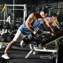 Load image into Gallery viewer, (Total 58lbs, 29lbs each) Adjustable Dumbbell Barbell Weight Pair TOTAL 58 LBS, Dumbells weights Set, Free Weights Dumbbells 2 in 1 sets with connector, Adjustable Weights Dumbbells Set for Home Gym