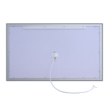 Load image into Gallery viewer, LED Lighted Bathroom Wall Mounted Mirror with High Lumen+Anti-Fog Separately Control+Dimmer Function