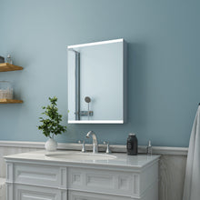 Load image into Gallery viewer, 20\'\'x 26\'\'LED Lighted Bathroom Medicine Cabinet with Mirror, Surface Lighted Medicine Cabinet,Dimmable,Adjustable Shelves,Intelligent Switch Medicine Cabinet, Aluminum Frame,Left opening door