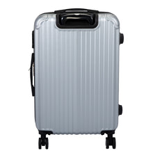 Load image into Gallery viewer, 3-in-1 Expandable Luggage Set, Hardshell Suitcase with TSA Lock, Spinner Carry on 20" 24" 28", Silver