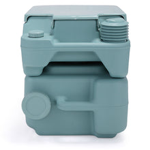 Load image into Gallery viewer, 5.3 Gallon 20L Flush Outdoor Indoor Travel Camping Portable Toilet for Car, Boat, Caravan, Campsite, Hospital,Green