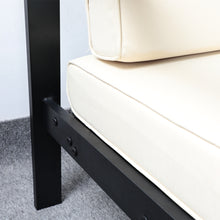 Load image into Gallery viewer, 3 piece Outdoor Furniture Set With Outdoor Waterproof Sofa Coffee Table for Restaurant, Outdoor courtyard, Garden, Open-air balcony, Poolside