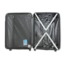 Load image into Gallery viewer, 3 Piece Luggage Sets ABS Lightweight Suitcase with Two Hooks, Spinner Wheels, TSA Lock, Silver (20/24/28)