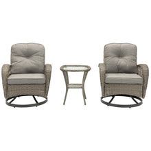 Load image into Gallery viewer, 3pcs Outdoor Furniture Modern Wicker set