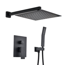 Load image into Gallery viewer, 12" Rain Shower Head Systems Wall Mounted Shower