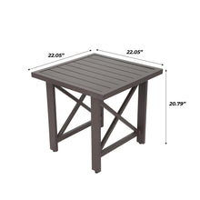 Load image into Gallery viewer, 4 pcs Aluminum Patio Sofa set with Cushion,KD