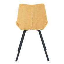 Load image into Gallery viewer, Fabric Dining Chairs, Yellow (Set of 2)