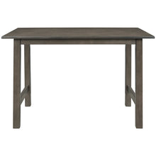 Load image into Gallery viewer, TOPMAX Farmhouse 5-Piece Wood Dining Table Set for 4, Kitchen Furniture Set with 4 Upholstered Dining Chairs for Small Places, Gray Table+Gray Chair