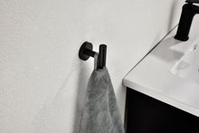 Load image into Gallery viewer, Bathroom Towel Hook Robe Hook Shower Kitchen Wall Hanging Hooks No Drill Wall Mount SUS 304 Stainless Steel Matt Black 6 Pack