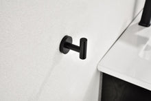 Load image into Gallery viewer, Bathroom Towel Hook Robe Hook Shower Kitchen Wall Hanging Hooks No Drill Wall Mount SUS 304 Stainless Steel Matt Black 6 Pack