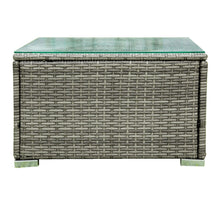 Load image into Gallery viewer, 4 Piece Patio Sectional Wicker Rattan Outdoor Furniture Sofa Set with Storage Box Grey