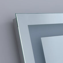Load image into Gallery viewer, LED Lighted Bathroom Wall Mounted Mirror with High Lumen+Anti-Fog Separately Control+Dimmer Function