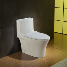 Load image into Gallery viewer, 1.28 GPM (Water Efficient) One-Piece Elongated Toilet, Soft Close Seat Included (cUPC Approved) - 28"x15"x28"