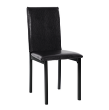 Load image into Gallery viewer, Furniture 5 Piece Metal Dinette Set with Faux Marble Top - Black