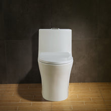 Load image into Gallery viewer, 1.28 GPM (Water Efficient) One-Piece Elongated Toilet, Soft Close Seat Included (cUPC Approved) - 28"x15"x28"