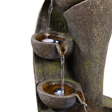 Load image into Gallery viewer, Resin Zen Fountain with LED Light
