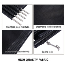 Load image into Gallery viewer, 12x4 Ft Outdoor Pool Fence With Section Kit,Removable Mesh Barrier,For Inground Pools,Garden And Patio,Black