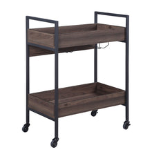 Load image into Gallery viewer, ACME Jerrick Serving Cart, Walnut & Black Finish AC00326
