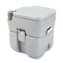 Load image into Gallery viewer, 5.3 Gallon 20L Flush Outdoor Indoor Travel Camping Portable Toilet for Car, Boat, Caravan, Campsite, Hospital,Gray