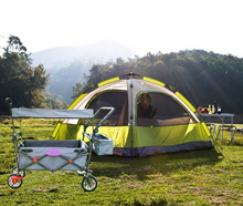 Load image into Gallery viewer, Push & Pull Utility Folding Wagon with Removable Canopy