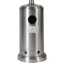 Load image into Gallery viewer, 46000BTU Propane Stainless Steel Mushroom Outdoor Patio Heater, with Two Smooth-rolling Wheels,with Hose Set,with Black Cover,with Round Side Table