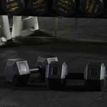 Load image into Gallery viewer, (Total 44lbs, 22lbs each) Weights dumbbells set, Dumbbells for for Men, Women - Vinyl Dumbbell Set for Gym, Home Workout. Pair, black