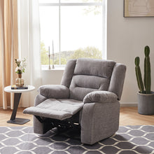 Load image into Gallery viewer, Orisfur. Linen fabric Heated Massage Recliner Sofa Ergonomic Lounge with 8 Vibration Points