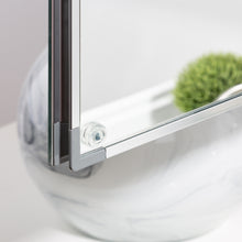 Load image into Gallery viewer, 30x26 inch Double door mirror medicine cabinet Surface Mount or Recess aluminum