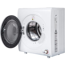 Load image into Gallery viewer, 2.65 Cu.Ft Compact Laundry Dryer, 9 LBS Capacity Compact Tumble Dryer with 1400W Drying Power, Easy Control Clothes Dryer