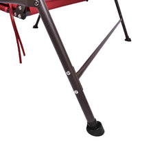 Load image into Gallery viewer, 2-Seat Outdoor Patio Porch Swing Chair, Porch Lawn Swing With Removable Cushion And Convertible Canopy, Brown Red