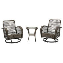 Load image into Gallery viewer, 3pcs Outdoor Furniture Wicker set