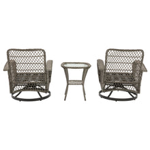Load image into Gallery viewer, 3pcs Outdoor Furniture Modern Wicker set